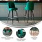 Emma and Oliver 2 Pack Metal Barstool with Swivel Bucket Seat